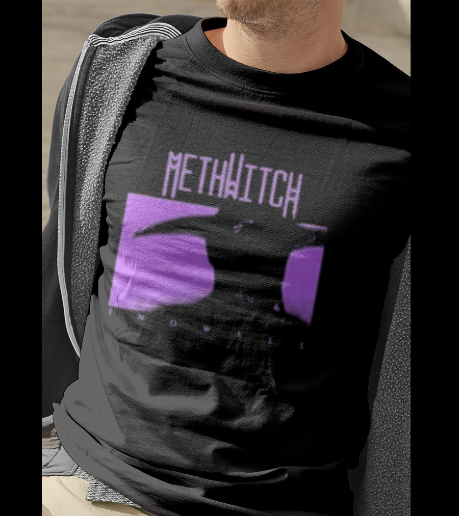 Methwitch Digital Well Records Indwell Mirror T-Shirt