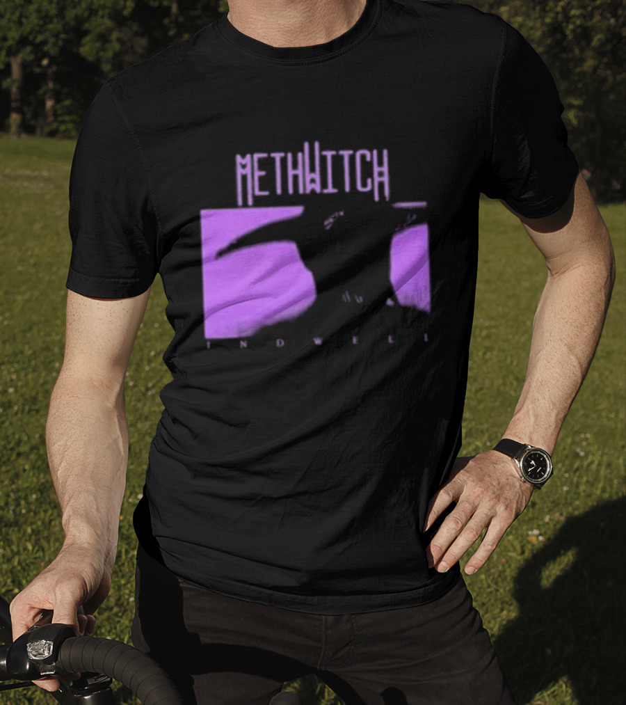 Methwitch Digital Well Records Indwell Mirror T-Shirt