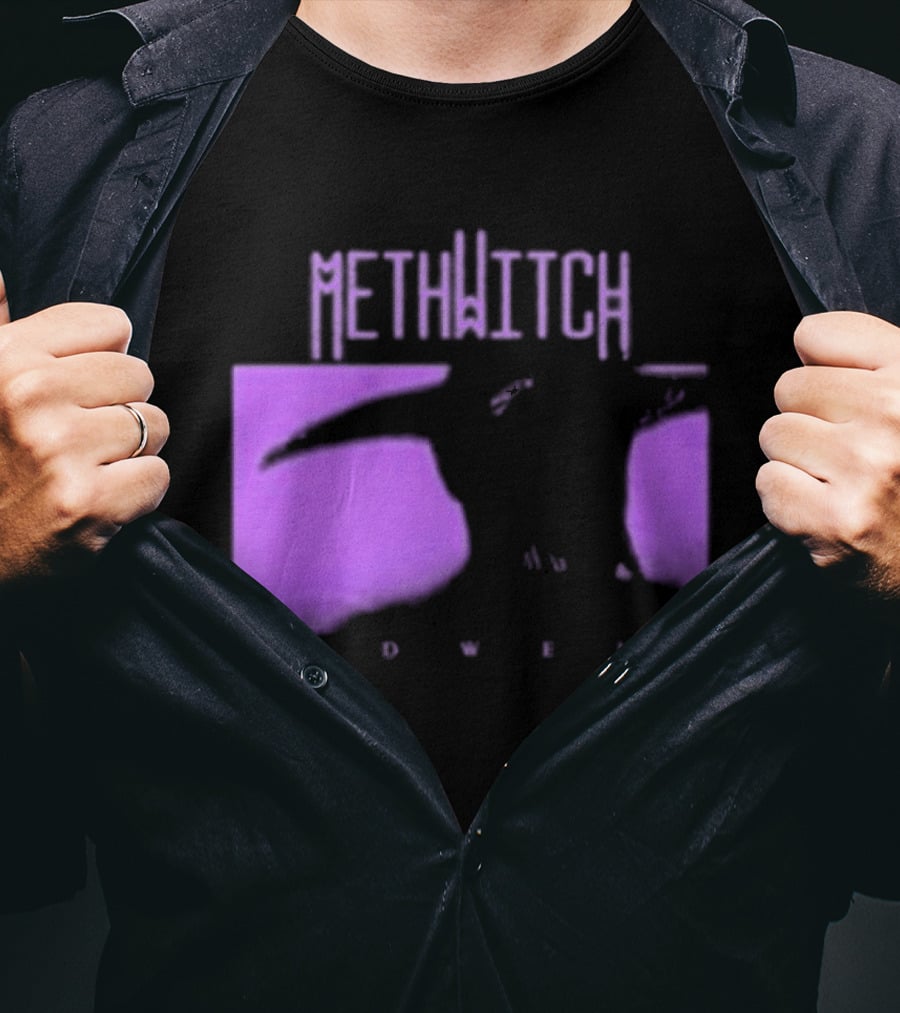 Methwitch Digital Well Records Indwell Mirror T-Shirt