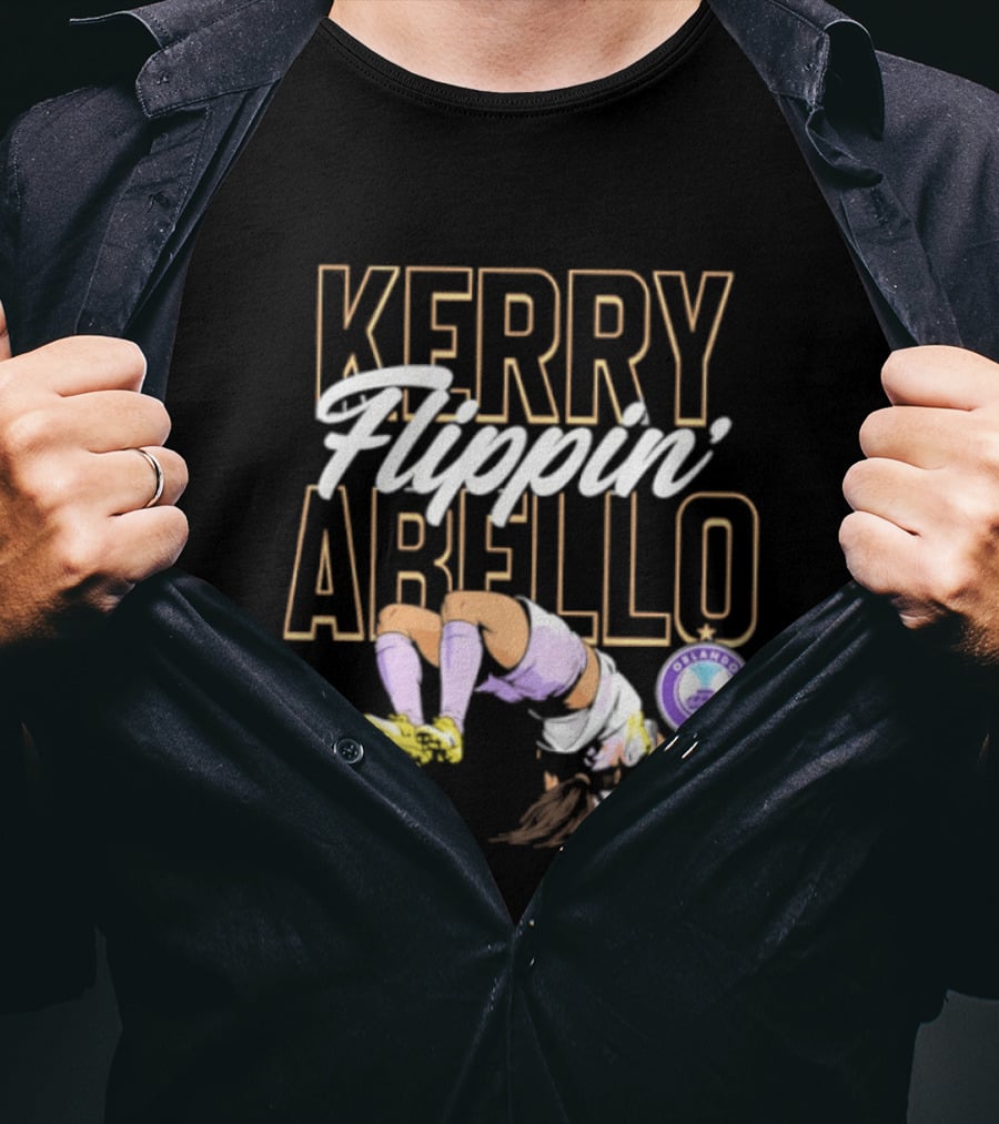 Kerry Abello Flippin Orlando Pride NWSL T-Shirt
