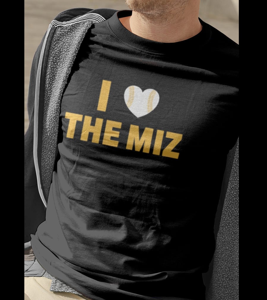 I Heart The Miz Baseball Jacob Misiorowski Milwaukee T-Shirt