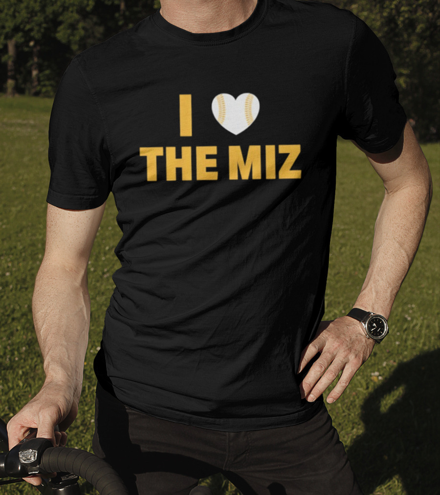 I Heart The Miz Baseball Jacob Misiorowski Milwaukee T-Shirt
