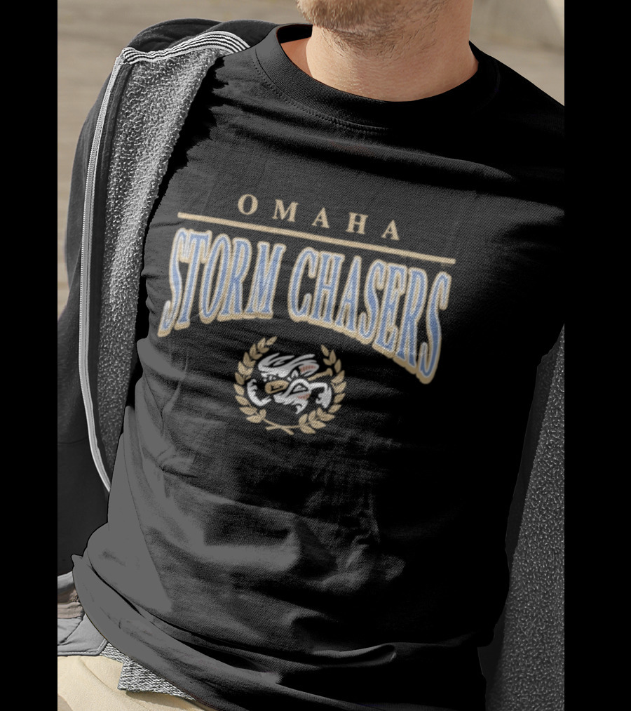 Omaha Storm Chasers Laurel Wreath Team T-Shirt