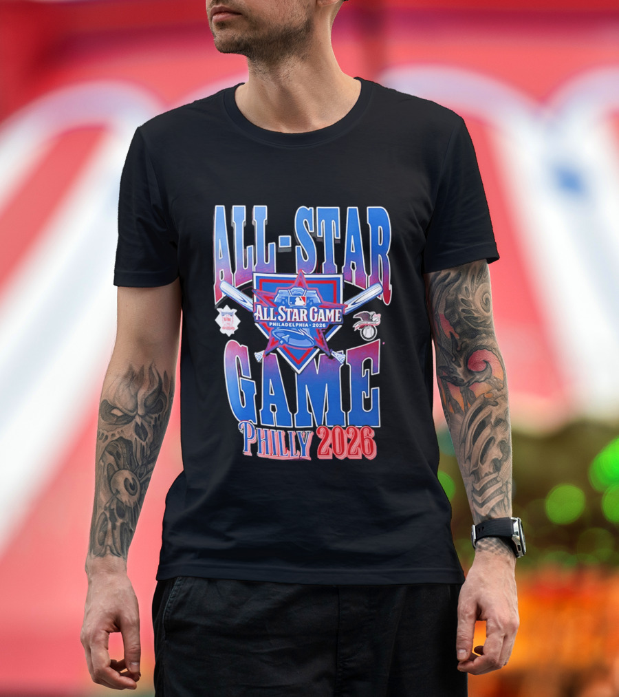 Philadelphia Phillies MLB All Star Game Philly 2026 Home Plate T-Shirt