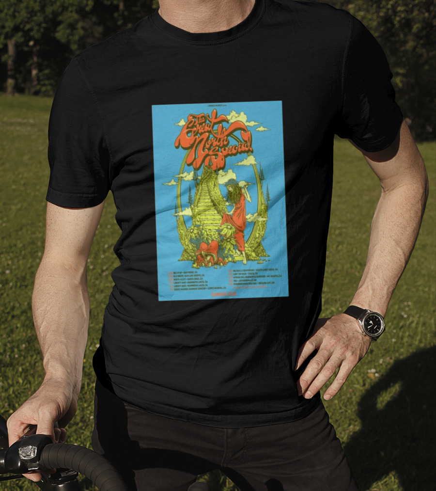 The Great North Special Tour 2026 Uncle John's New Haven Liberty Hall Fillmore West Shrine Auditorium Hollywood Events T-Shirt