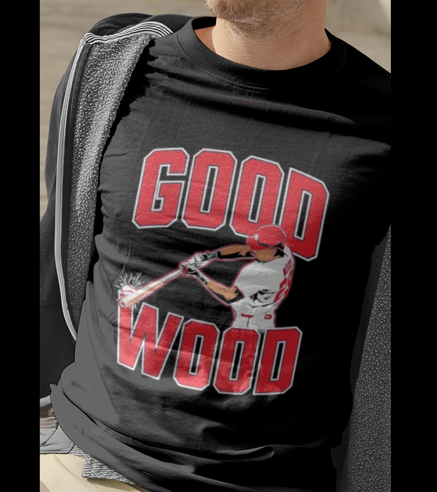 Washington Baseball James Wood Good Wood Slugger Swing T-Shirt