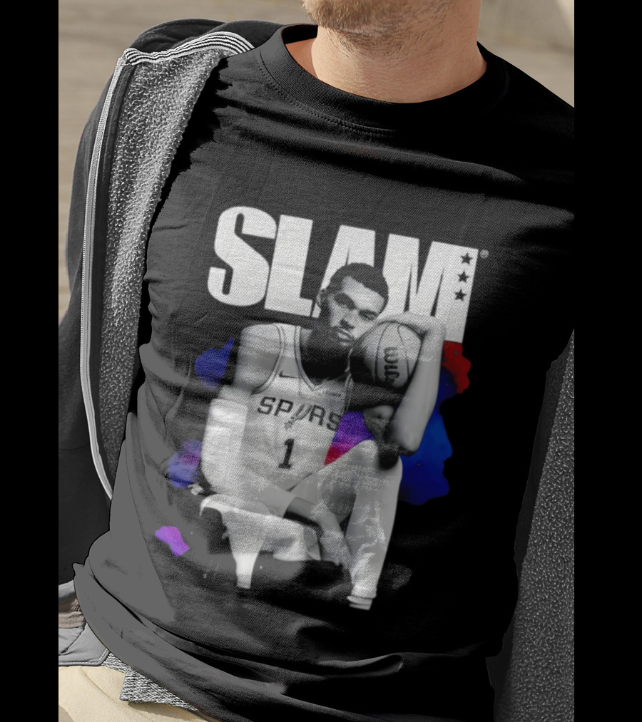 SLAM Victor Wembanyama Spurs Basketball T-Shirt