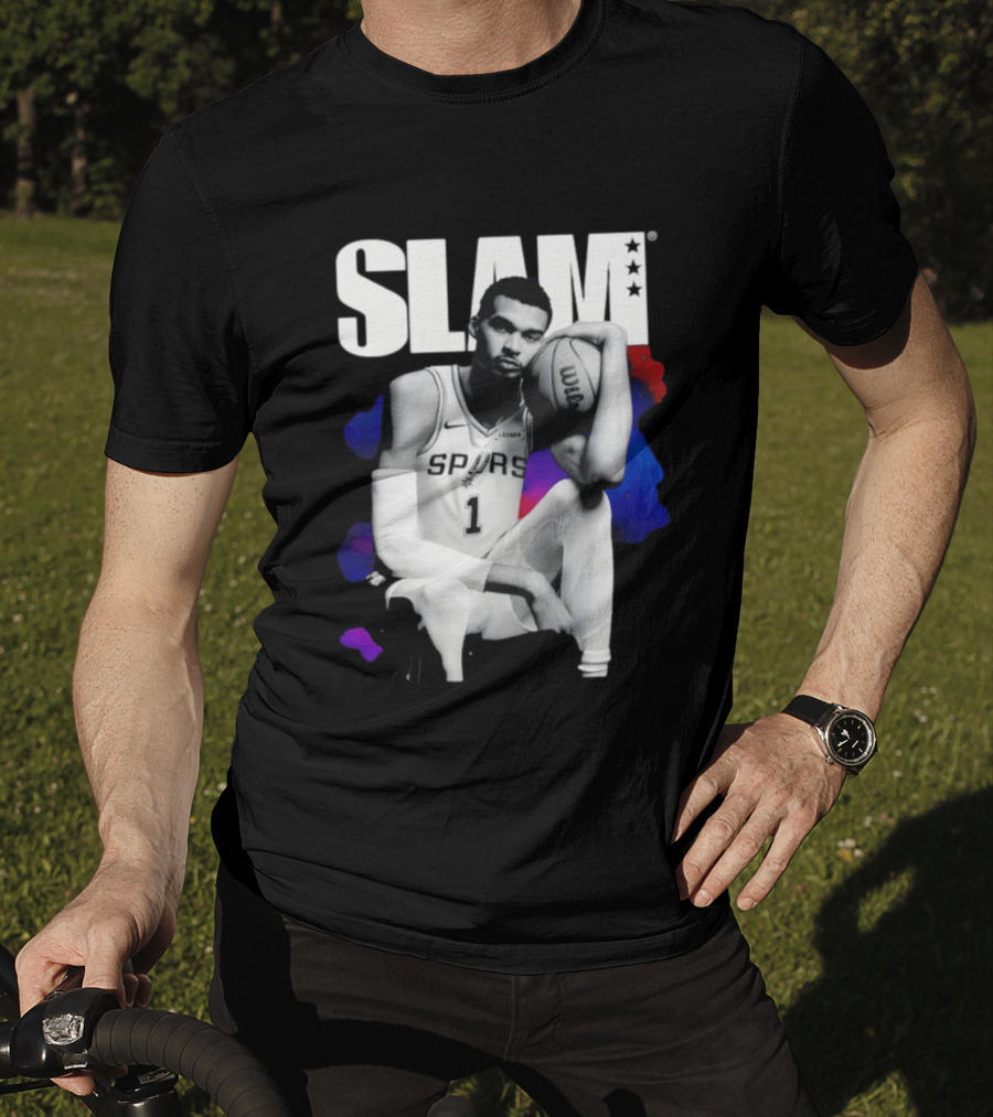 SLAM Victor Wembanyama Spurs Basketball T-Shirt