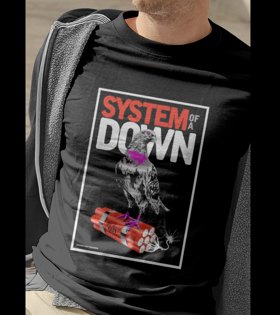 System Of A Down May 27 28 2026 Ciudad De Mexico Pigeon Dynamite T-Shirt