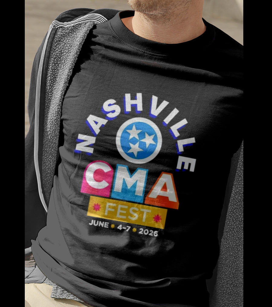 Nashville CMA Fest June 4 7 2026 Tennessee Titans T-Shirt