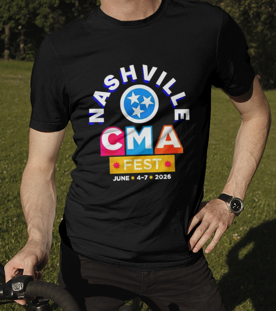 Nashville CMA Fest June 4 7 2026 Tennessee Titans T-Shirt