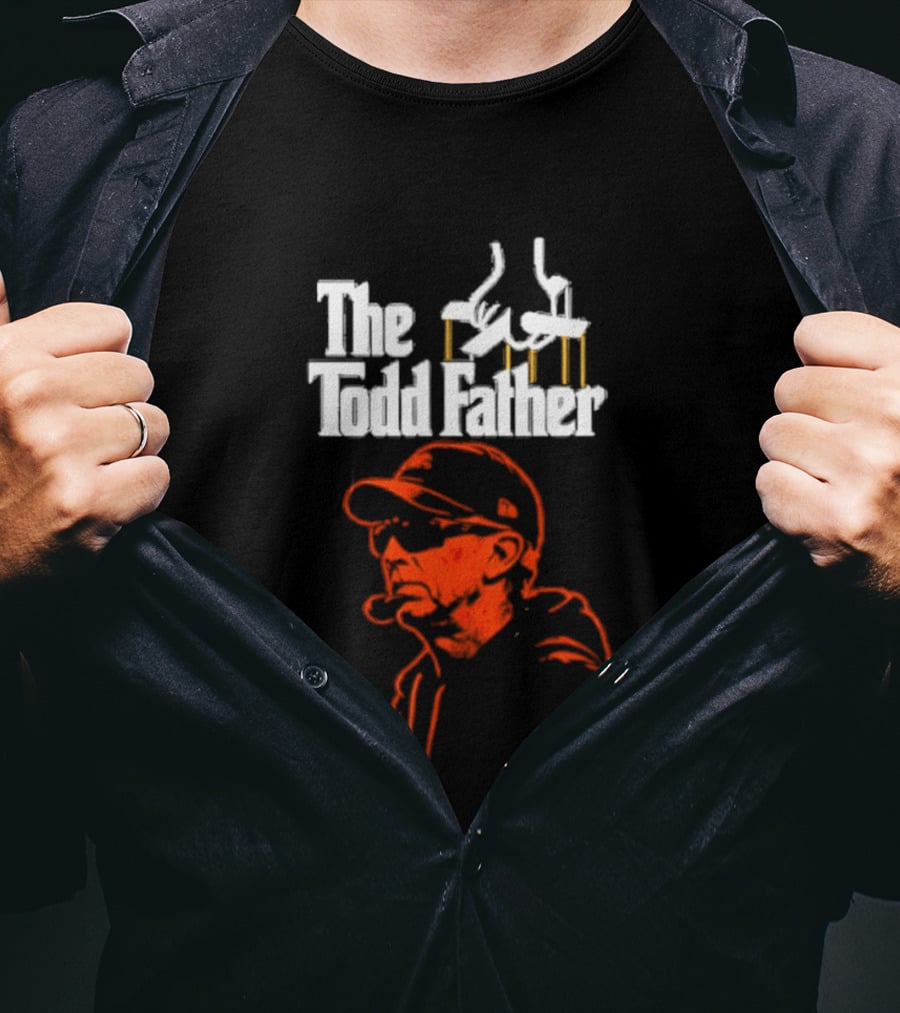 The Todd Father Todd Monken Baseball Themed Fan T-Shirt