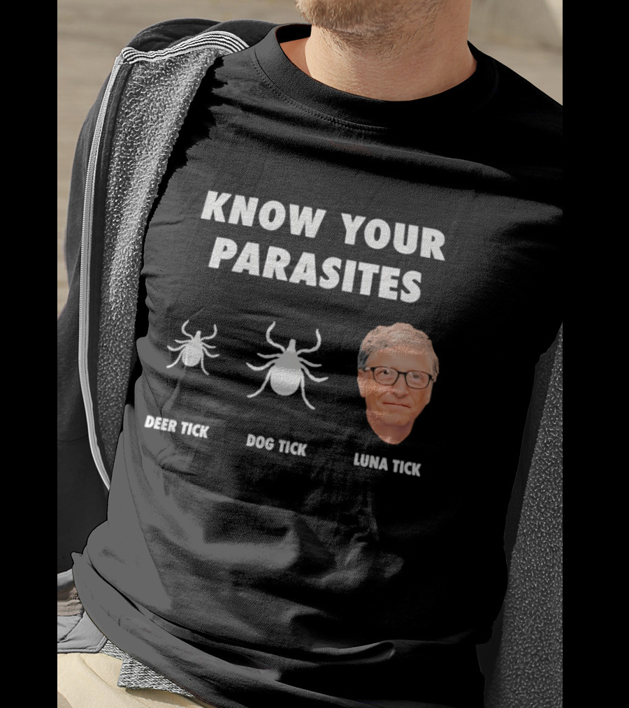 Know Your Parasites Deer Tick Dog Tick Luna Tick T-Shirt