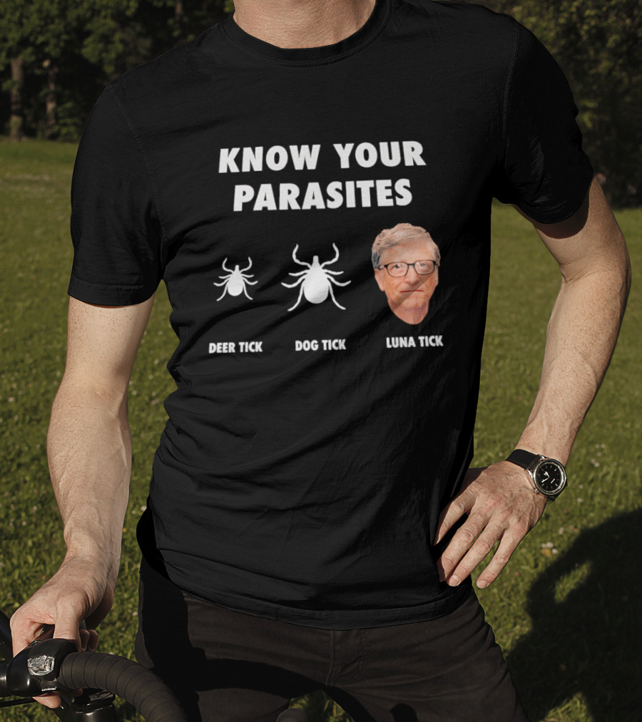 Know Your Parasites Deer Tick Dog Tick Luna Tick T-Shirt