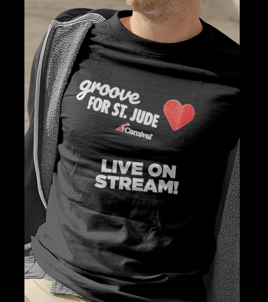 Groove For St Jude Heart Carnival Live On Stream T-Shirt