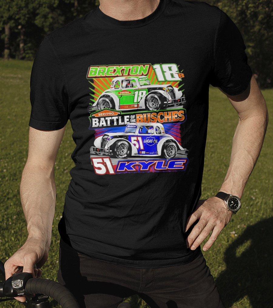 Brexton 18B SERVPRO Battle Of The Busches 51 Kyle Lucas Oil T-Shirt