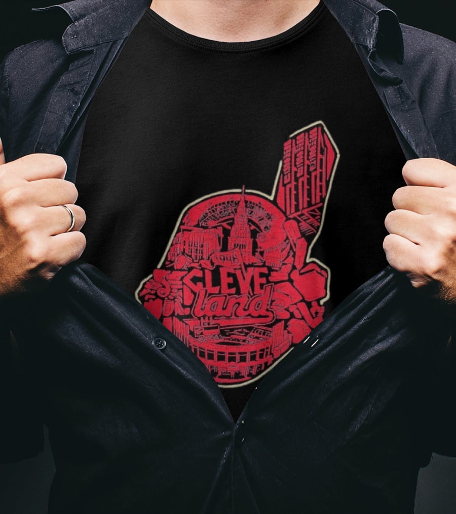 Cleveland Guardians 1948 Terminal Tower Progressive Field CLEVEland T-Shirt