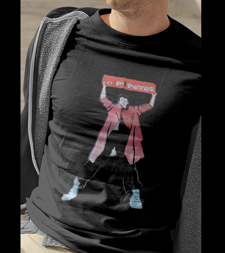 Popeyes Louisiana Kitchen John Cusack Lloyd Dobler Say Anything T-Shirt