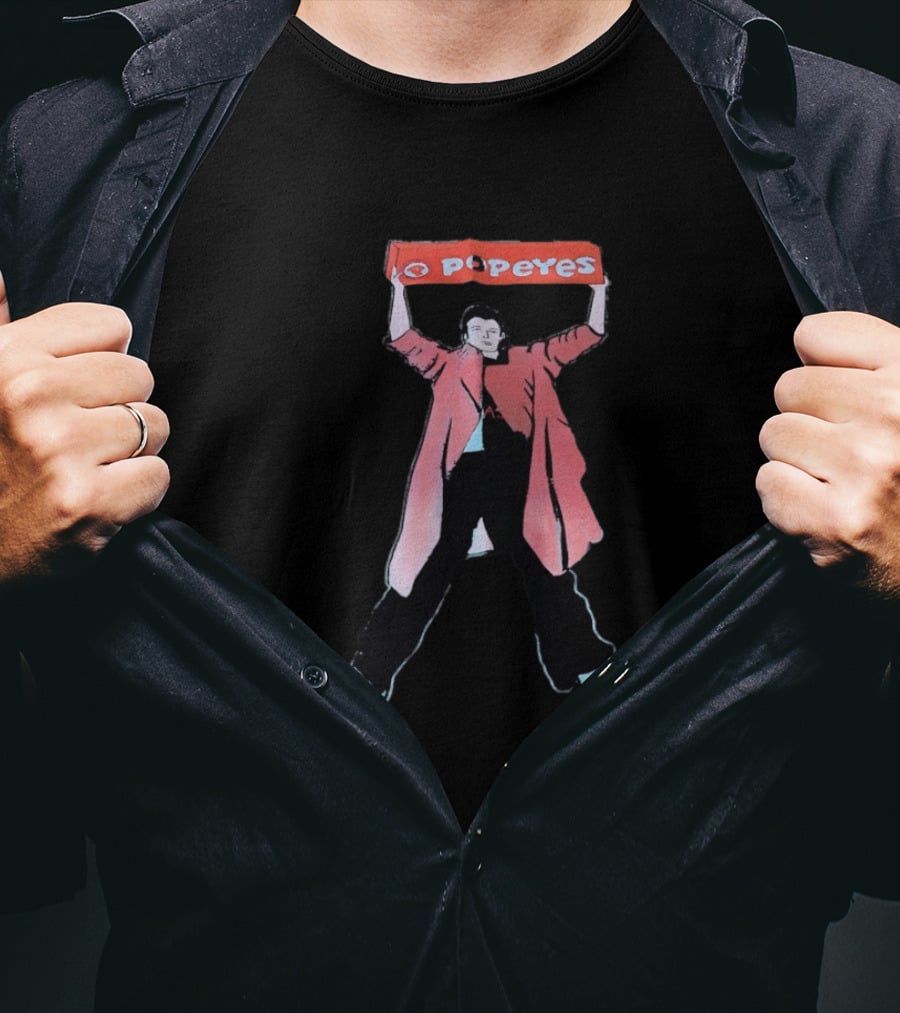 Popeyes Louisiana Kitchen John Cusack Lloyd Dobler Say Anything T-Shirt