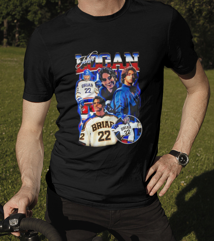 John Logan Briar 22 Hockey Collage T-Shirt