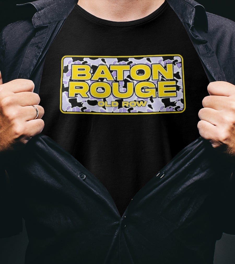 LSU Tigers Baton Rouge Old Row Camouflage T-Shirt