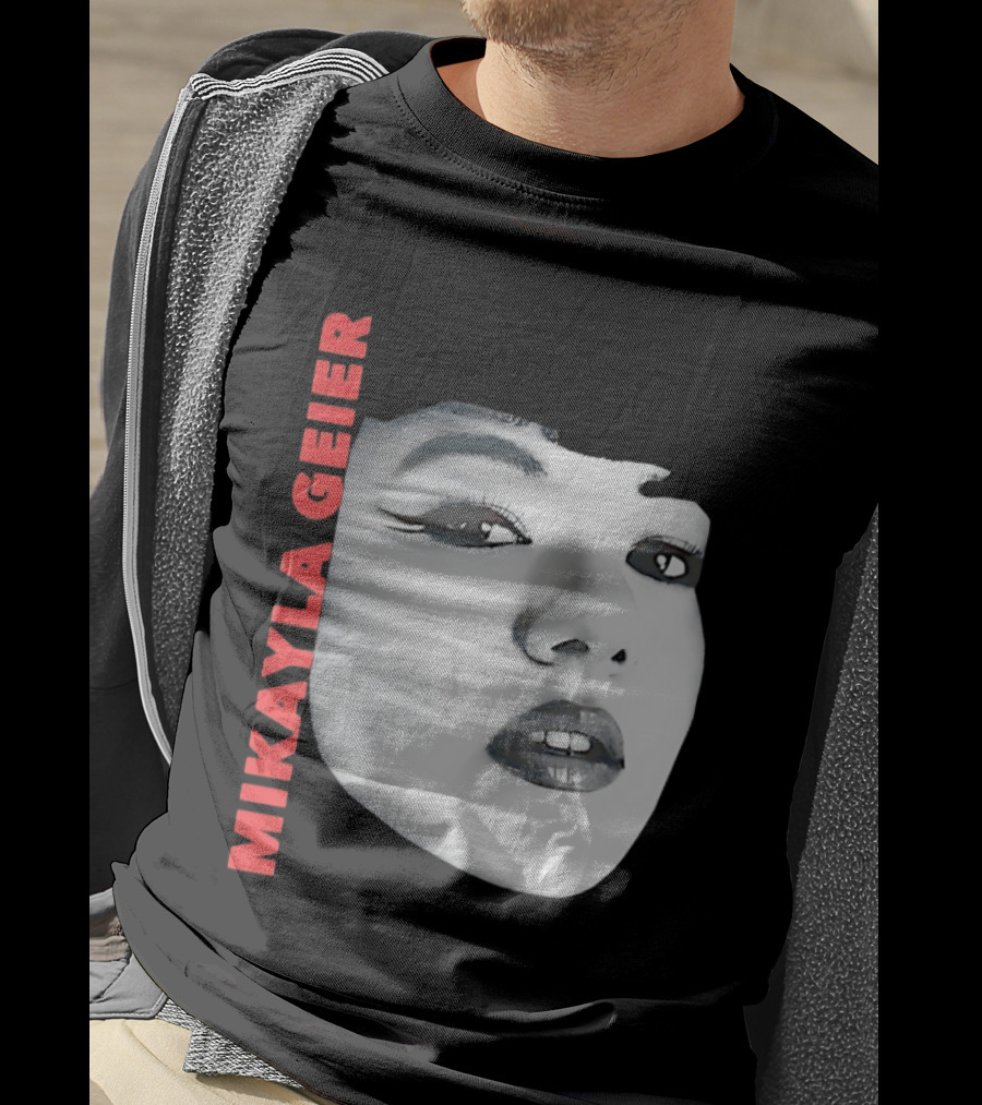 Mikayla Geier UK Tour Bold Monochrome T-Shirt