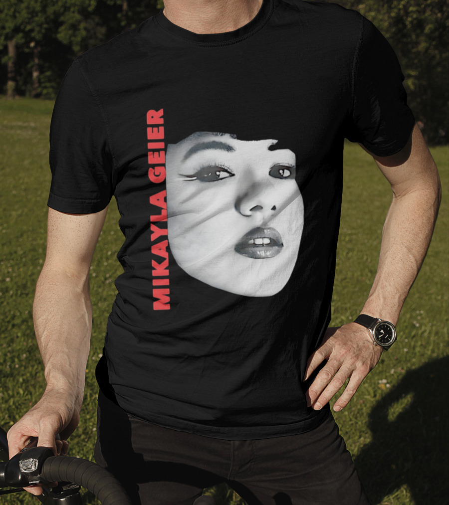 Mikayla Geier UK Tour Bold Monochrome T-Shirt