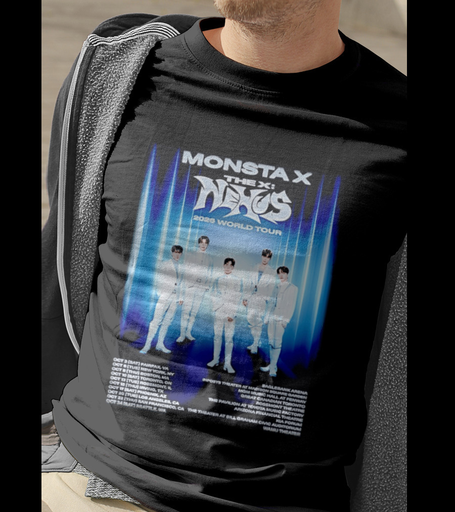 Monsta X The X Nexus 2026 World Tour Dates And Venues T-Shirt