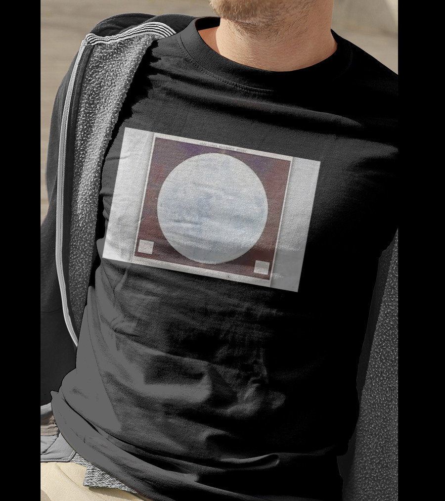 USAF Lunar Reference Mosaic Synodic Hemisphere Moon Globe T-Shirt