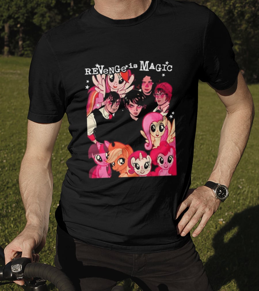 My Chemical Romance My Little Pony Revenge Is Magic Crossover Mashup T-Shirt