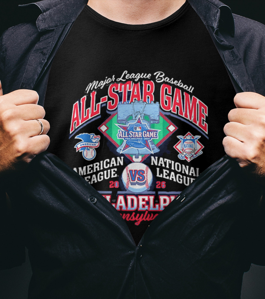 Major League Baseball All Star Game 2026 American National League Philadelphia Pennsylvania T-Shirt