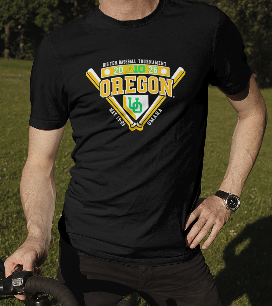 Oregon Ducks 2026 Big Ten Baseball Tournament May 19 21 Omaha T-Shirt