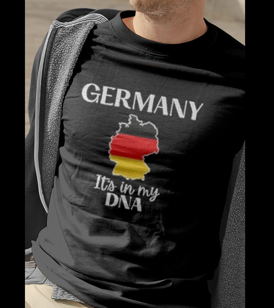 Germany It's In My DNA Map Flag T-Shirt
