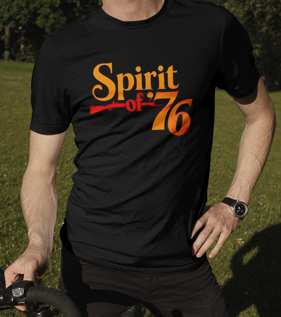 Spirit Of 76 American Revolution Independence Day USA T-Shirt
