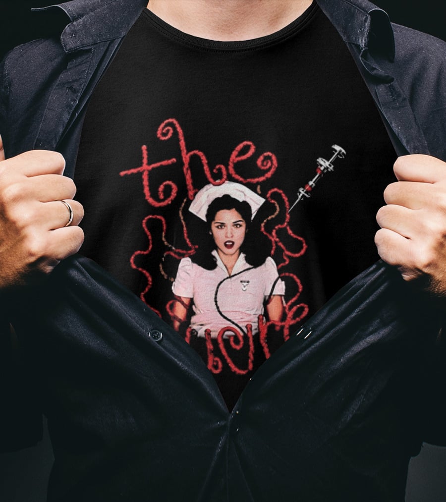 The Cure Mirian Damage Nurse Syringe Gothic Rock Vivian Santiago T-Shirt