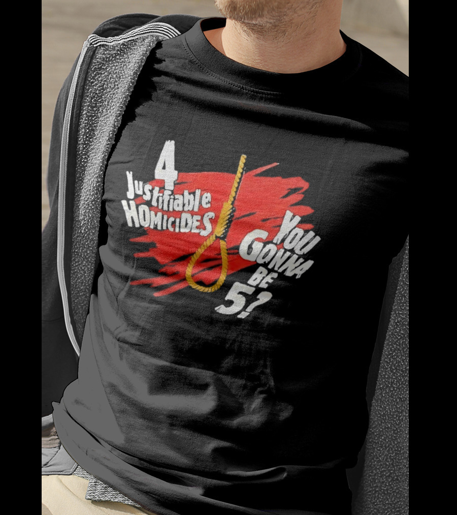 The Undertaker 4 Justifiable Homicides You Gonna Be 5 Noose Red T-Shirt