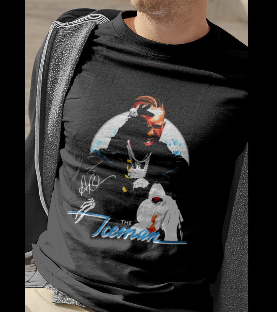 Drake The Iceman Autographed 2026 Design By Cesar T-Shirt