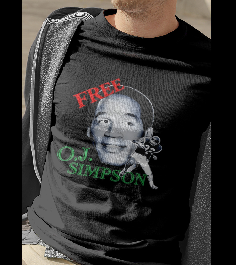 Free OJ Simpson 22 Football NFL Buffalo Team T-Shirt