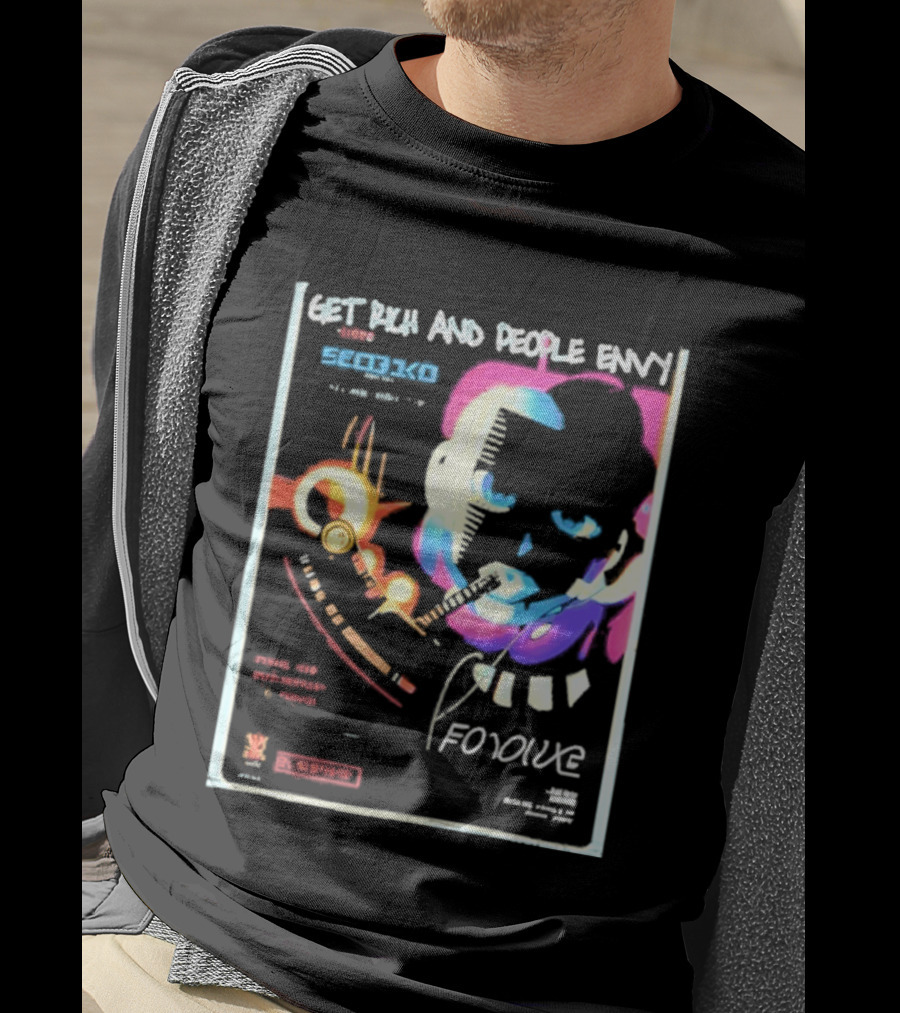 Cyberpunk Get Rich And People Envy Seo31co Forque T-Shirt