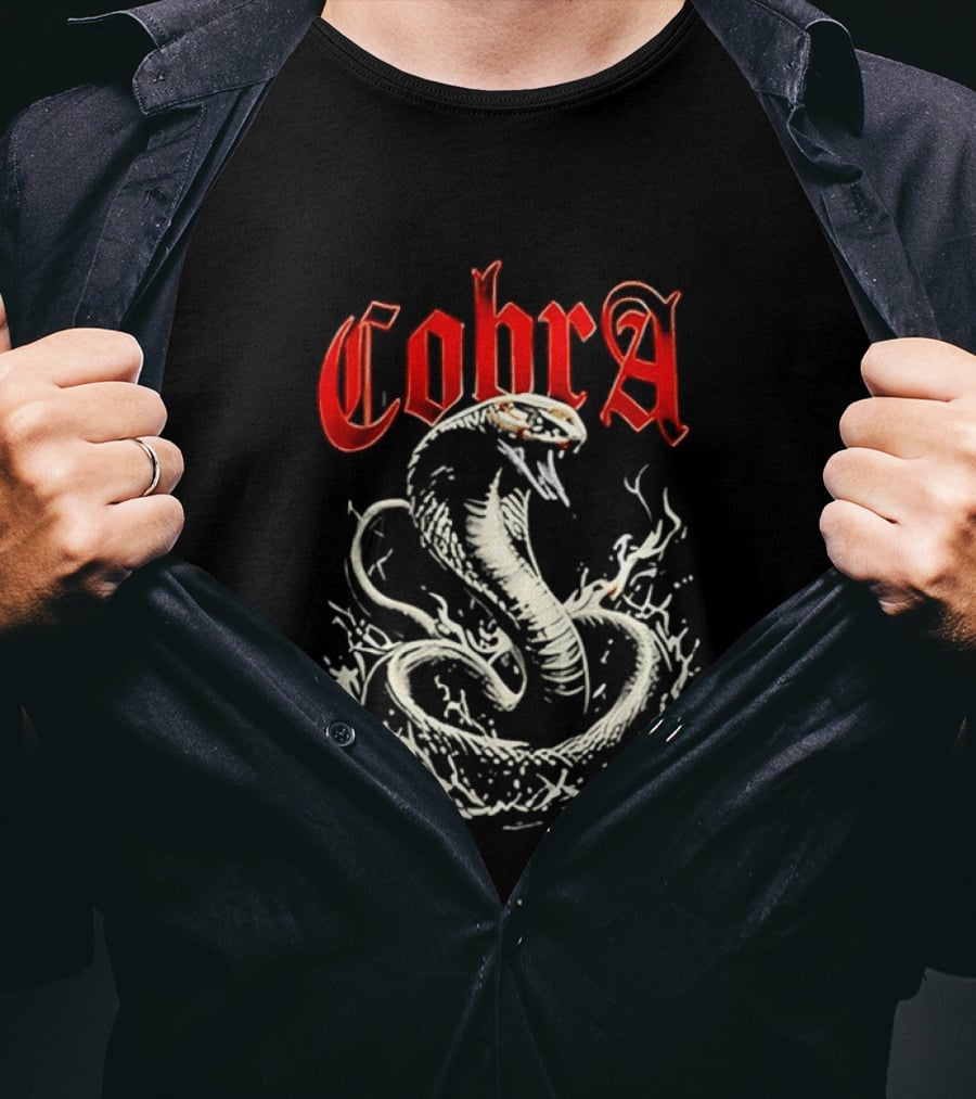 Cobra Snake Fierce Fire Serpent T-Shirt