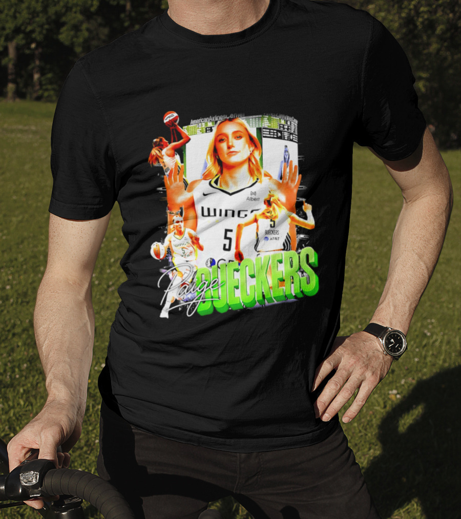 Paige Bueckers Dallas Wings Number 5 Basketball Star T-Shirt