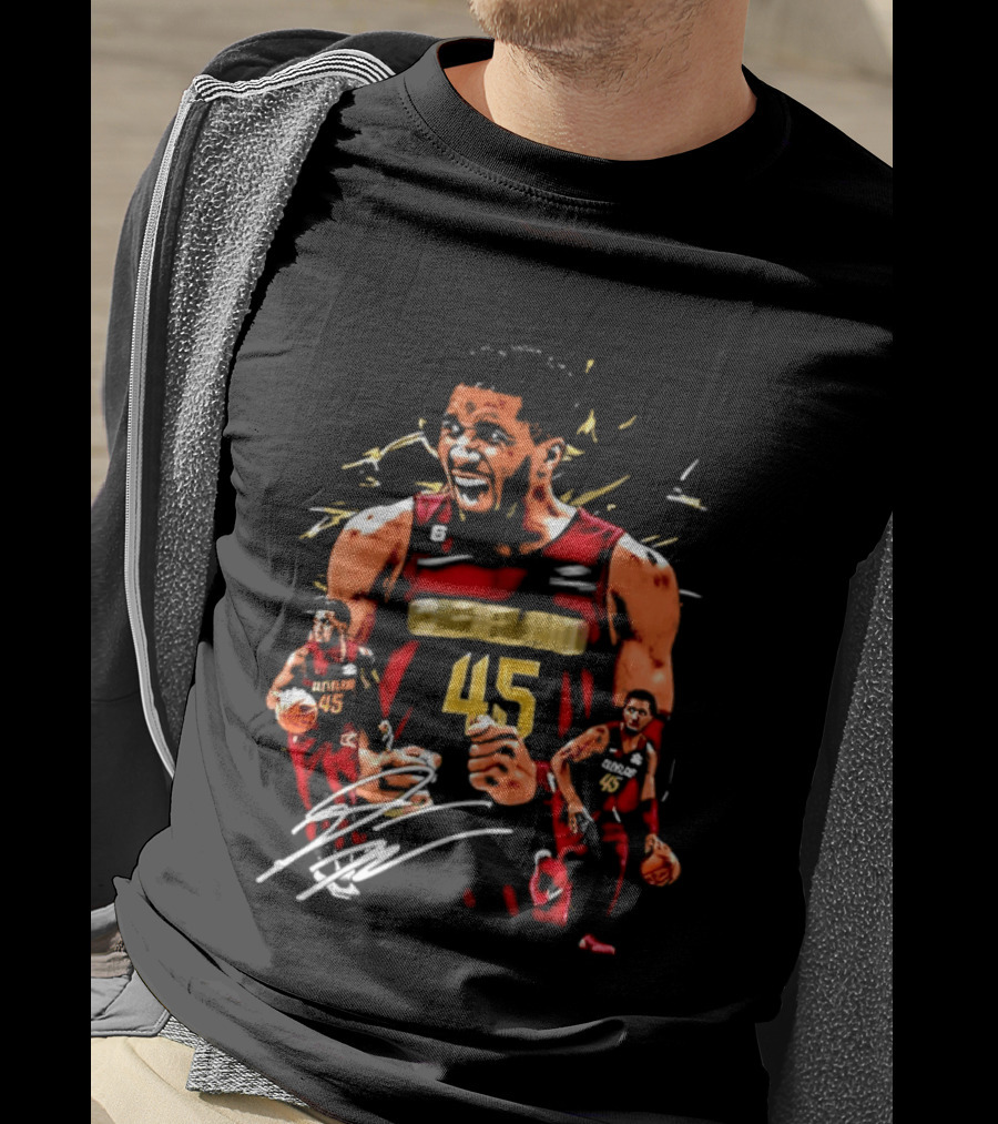 Donovan Mitchell Cleveland Cavaliers NBA Number 45 Player T-Shirt
