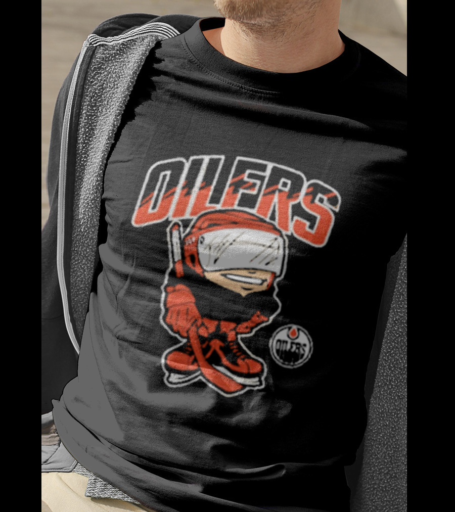 Edmonton Oilers Infant Tough Guy Hockey Player T-Shirt