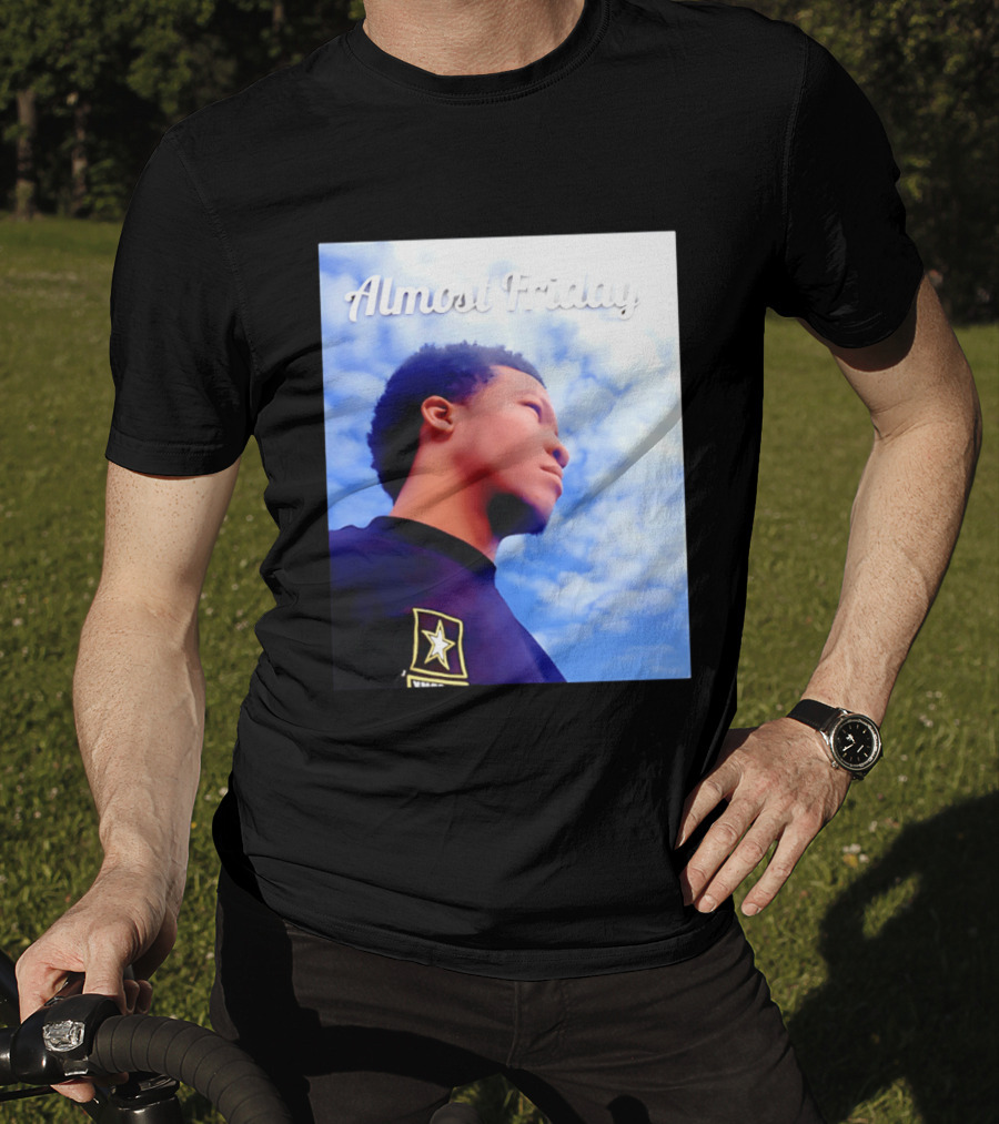 Almost Friday Jalen Brunson NWTS Basketball Sky T-Shirt