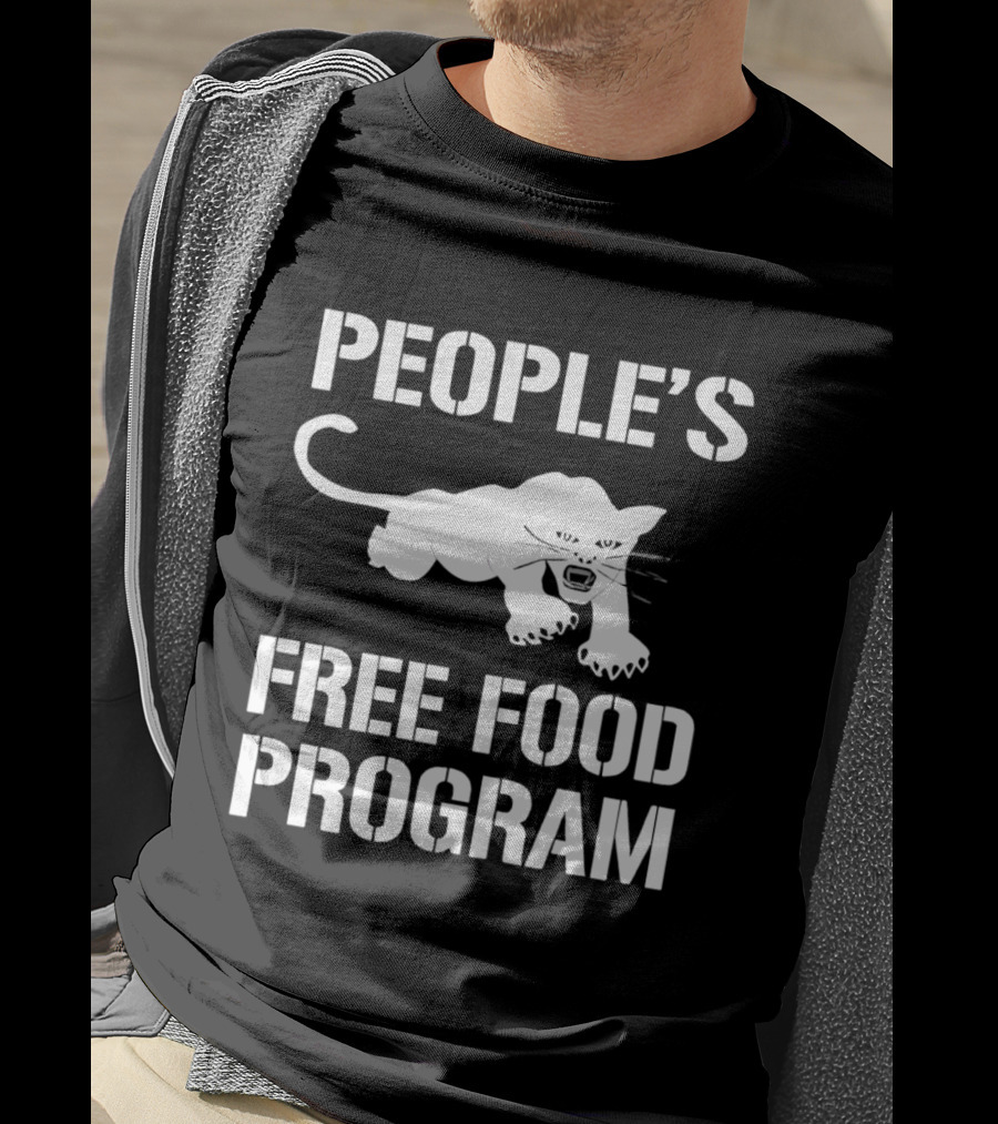 People's Free Food Program Panther T-Shirt