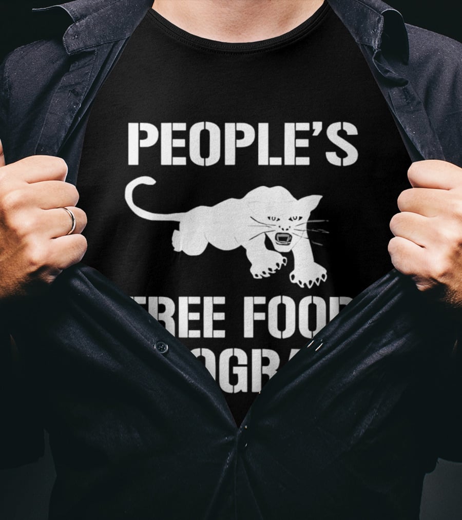 People's Free Food Program Panther T-Shirt