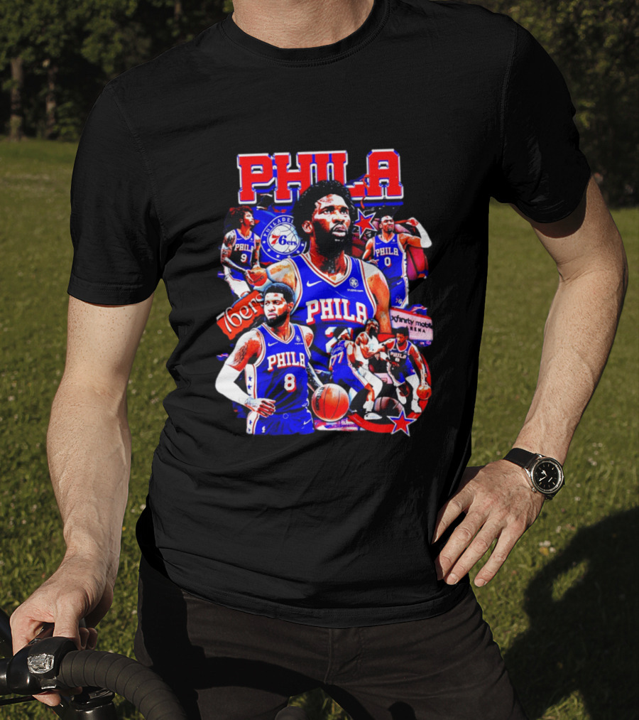 Philadelphia 76ers Phila 6ers Team Players Arena T-Shirt