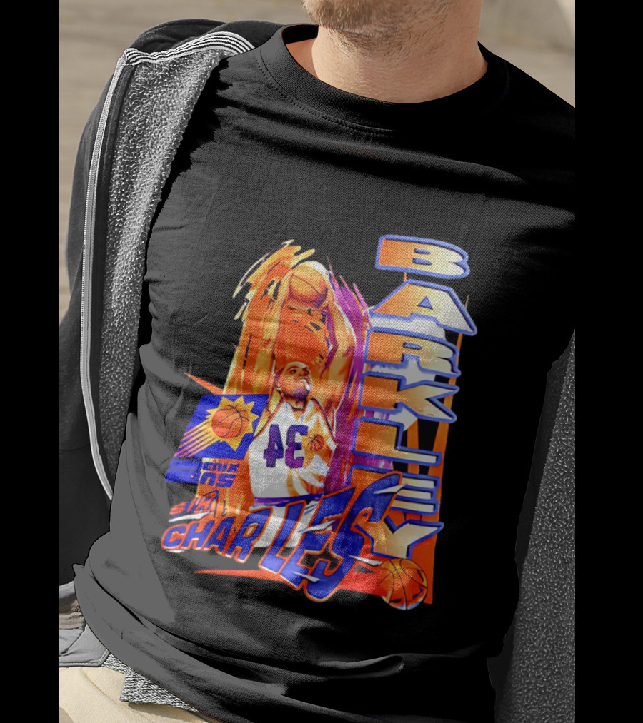 Phoenix Suns Barkley 34 Sir Charles NBA Legends T-Shirt