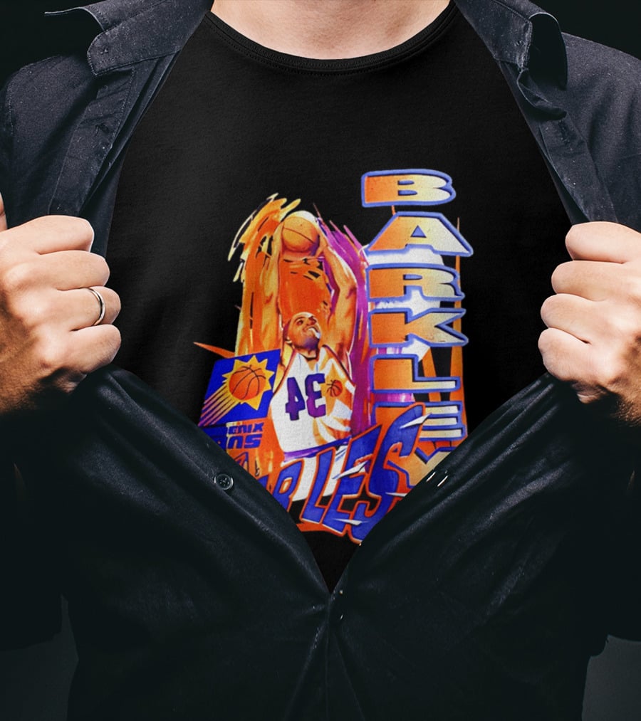 Phoenix Suns Barkley 34 Sir Charles NBA Legends T-Shirt