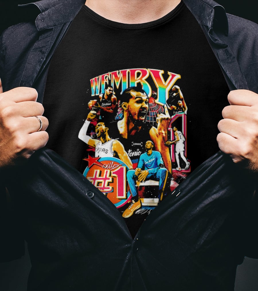 Wemby Victor Wembanyama San Antonio All Number 1 T-Shirt